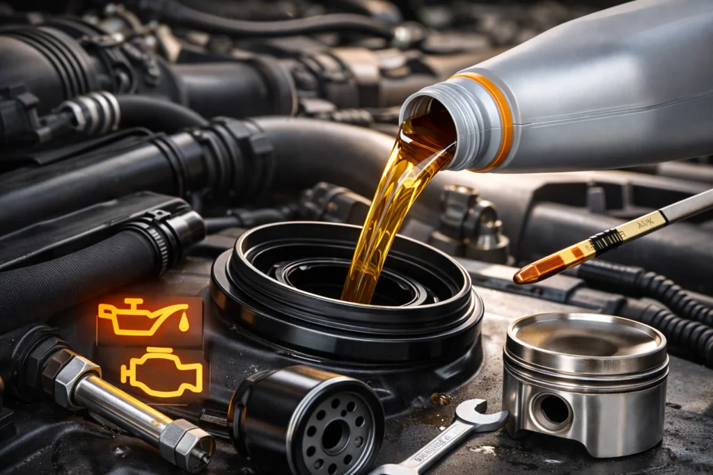 Motor Yağı Neden Eksilir? En Yaygın Sebepler